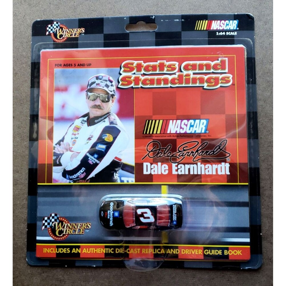 Winner's Circle DALE EARNHARDT STATS & STANDINGS Die-Cast Replica & Driver Guide